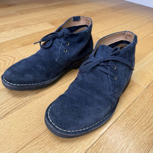 Polo Ralph Lauren Talan Chukka Boots Men’s 10.5 Navy Suede Leather Lace Up main image 14